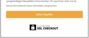 Checkout Button SSL Symbol