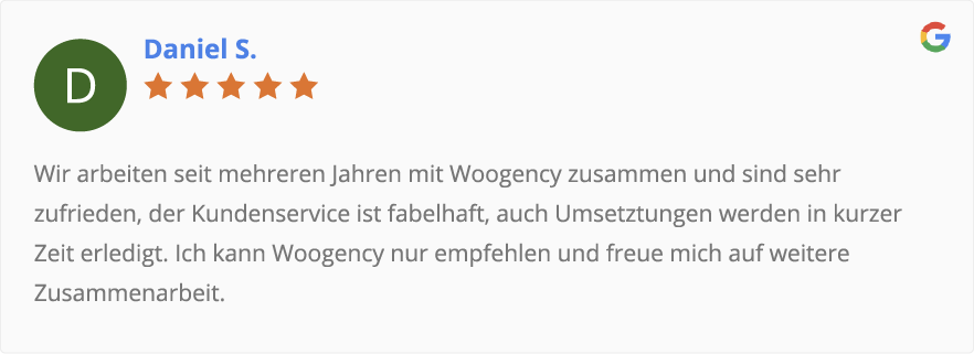 google review meinetischplatte woogency